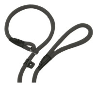 NOBBY Rund nylon lasso 13mmx170cm - Svart - För hundar