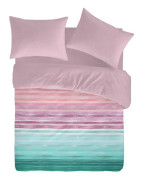 NAF NAF - Elyse påslakan 155x220cm rosa färg 100% bomull. Gjord i Spanien.