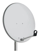 Servimat Aluminium parabol 65cm vit med lnb Servimat KMA6BP