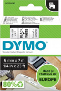 Märkband Dymo D1 sva/vit 24mm