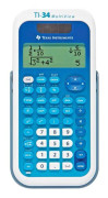 Texas Instruments TI-34 MULTIVIEW Skolräknare Vit, Blå Display (ställen): 16 solcell, batteri (B x H x D) 80 x 19 x 158