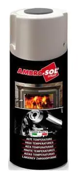 Vit högtemperaturfärg 400 ml - V400TEMP.4 - Ambro-sol