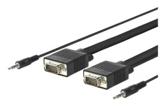 Microconnect audio video kabel - MONGG5BMJ - Micro Connect VGA Kabel 5 m Svart