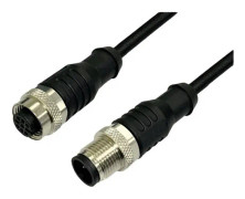 BKL Electronic 2702007 Anslutningskabel M12 hona, rak 5 m Antal poler: 4,5 1 st.