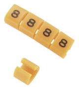 Märkklämma Märkning + TRU COMPONENTS TC-MB1-+203 1593421 Utbud av extern Ø 3 till 3,60 mm 10 st.