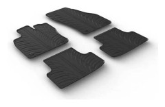 Gummimattset kompatibelt med Seat Ateca 5-2016- (T-profil 4-delad + monteringsklämmor)