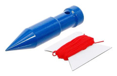 Plumb Bob Set med sladd | 200G | 6M Bgs DIY 71018