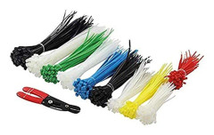 Verktyg - fixering - isolering Logilink KAB0019 Paket med 600 buntband 5 längder Flerfärgad