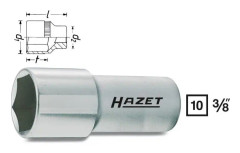 HAZET 880AMGT, Uttag, 3/8", Brittiska standardmått, 1 huvuden, 5/8", 2,16 cm