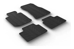 Gummimattset kompatibelt med BMW 3-Serie G20-G21 Sedan-Touring 3-2019- (T-profil 4-delad + monteringsklämmor)