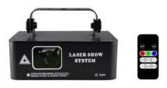 500mw RGB Laserstråle Linjeskanner Projektor - DJ Disco Scenbelysning Effekt för Fester, Bröllop, Helgdagar & Klubbar