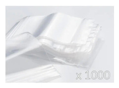 Transparent väska med dragkedja | 100 x 150 mm | Paket om 1000