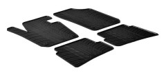 Gledring Set gummimattor kompatibla med Seat Ibiza 6J 2008-2017 (T-profil 4-delad + monteringsklämmor)