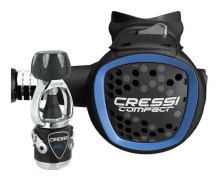 Cressi MC9-XS Compact Regulator Unisex-Adult Regulator- Blue- INT