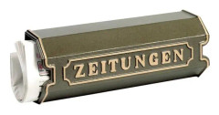 Burg Wächter 1890 f.Kr. Tidningscylinder Gjuten aluminiumbrons