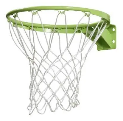 EXIT Galaxy Basketring med nät - Metall, Vit, Grön - 45 cm - 5,4 kg