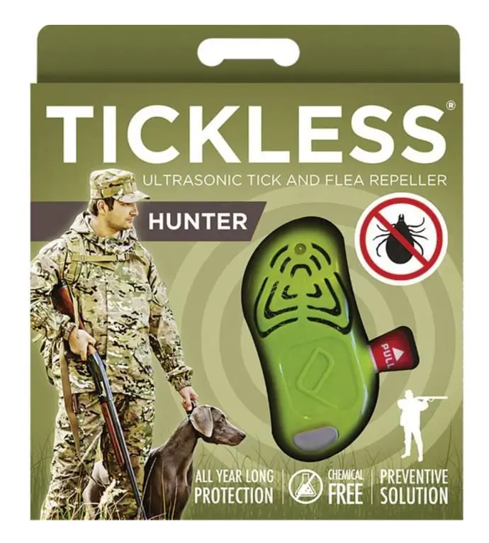 Tickless Hunter PRO-103GR Fästingskydd (L x B x H) 60 x 27 x 20 mm Grön 1 st