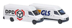 Set med 2 st Skåpbilar "DPD / GLS"