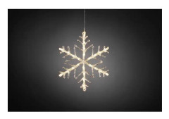 Snöflinga Konstsmide 40cm 24 Varmvita Ledlampor