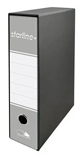 REGISTRERA STARLINE - PROTOCOLLO DORSO 5 GRIGIO 28,5X34,3X5 EURO-CAR