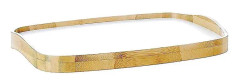 Stelton x 202 Emma serveringsbricka, bambu, vit, brun, 43 x 30 x 4,5 cm