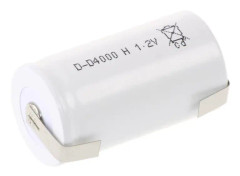 Specialbatteri laddbart D (R20) högtemperaturkapabel, U-lödfana, Flat-Top NiCd Mexcel 1.2 V 4000 mAh 1 st