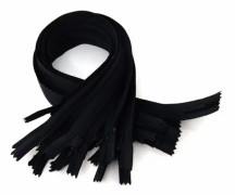 Stängning - knapp - dragkedja Leduc - RVNAVN3-40-580-10 - Trimz RVNAVN3 osynlig dragkedja, nylon, svart, 40 cm