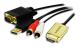LogiLink HDMI TIL VGA MED AUDIO KABEL 2M SORT