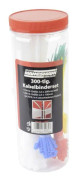 Brüder Mannesmann M13051 Buntbandssortiment 100 mm, 200 mm vit, röd, grön, gul, blå 300 st.