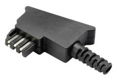 TRU COMPONENTS GM02F TAE byggsats för kontakter, vinklad, svart, innehåll: 1 st