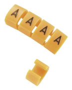 Markeringsklämma Märkning A TRU COMPONENTS TC-MB1-A203 1593404 Utbud av extern Ø 3 till 3,60 mm 10 st.