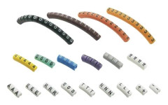 Märkklämma Märkning 0 - 9, A, E, L, N, R, S, T, -, + TRU COMPONENTS ECMKP-1 1566423 Utbud av extern Ø 1 till 3 mm 1