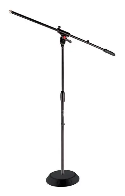 POWER STUDIO PSMS 120 - Mikrofonstativ + rund basbom