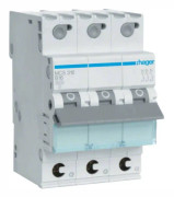 Hager Dvärgbrytare C 3-P 16A 6kA Quick Connect