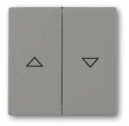 Busch-Jaeger 1751-0-3020, knappar, Grå, Plast, 63 mm, 63 mm, 1 st (s)
