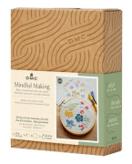 Mindful DMC Duo DIY Broderi Kit - Gourmetbär - Ø 12 cm - 2 st