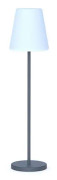 120cm MOOVERE antracitgrå solgolvlampa + uppladdningsbart led/rgb batteri