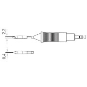T0054460899N - Micro Soldering Tip Chisel 2.2mm, Weller