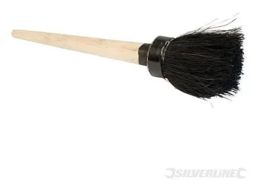 Tjäraborste - SILVERLINE - kort skaft - 30 cm