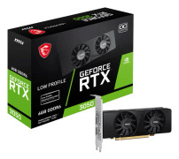 MSI GeForce RTX 3050 LP 6G OC - Grafikkort - GF RTX 3050 - 6 GB GDDR6 - PCIe 4.0 x16 låg profil - 2 x HDMI, DisplayPort