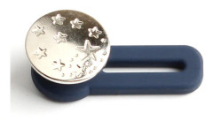 15 PCS 17mm Nail-Free Detachable Button Jeans Retractable Button Universal Extension Button(Style 5)