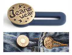 15 PCS 17mm Nail-Free Detachable Button Jeans Retractable Button Universal Extension Button(Style 10)