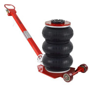 NAIZY pneumatisk jack 3T 6600lb tryckluftsjack pneumatisk spak med justerbart handtag - röd+svart