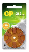 GP Batterier Hörapparatbatteri ZA 312 1,4 V 6 st zink-luft PR41