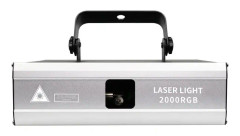 Laserljus, RGB-animation, DMX512-kontroll, 2W, EU-kontakt