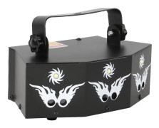 RGB Laser Line Scanner Projektor, Belysningseffekt för DJ Disco Stages, Perfekt för Dansfester, EU-kontakt