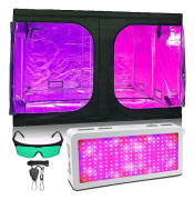Inomhusodlingstält Kit, 600D Tyg, 2-i-1 Design, Hydroponics Redo, TS och TENT, D KIT
