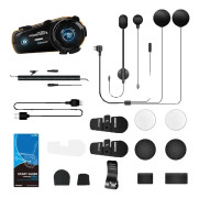 Motorcykel Intercom, Dubbel Bluetooth-anslutning, Musikdelning, FX8 Pro
