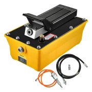 Hydraulisk fotpump, 10000PSI tryck, tunga maskinriggar, Blå med oljerör