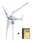 Vindturbingeneratorpaket, 600W effektutgång, gratis MPPT-kontroller, 24V, 5 vindblad, 600W